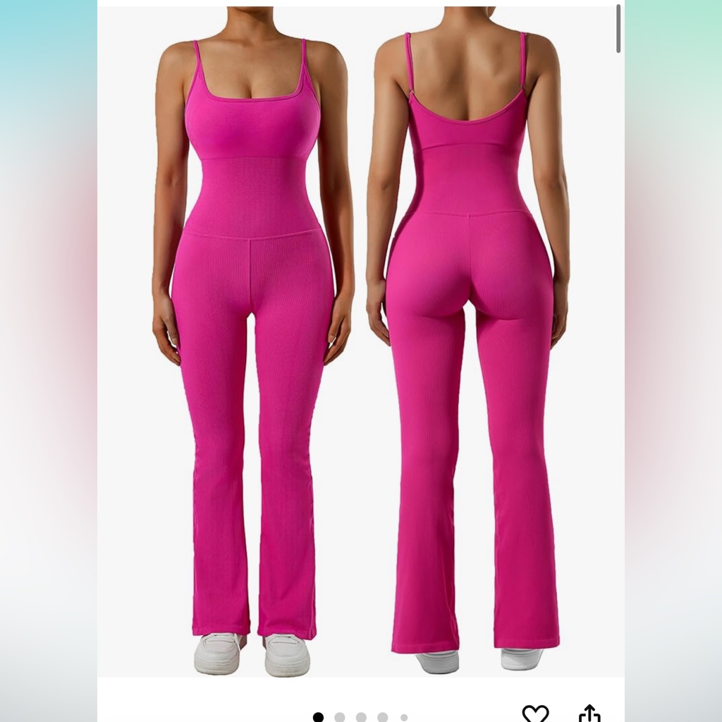 Hot Pink Jumpsuit Nwot Never Worn
